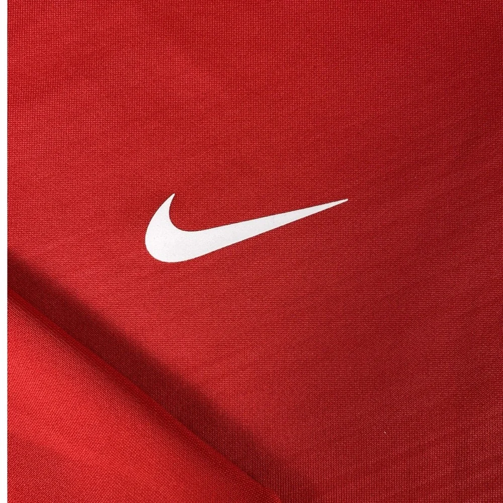 Nike Jacket Mens M Red Ohio State Buckeyes Dri-FIT Full Zip‎ Collegiate Athletic